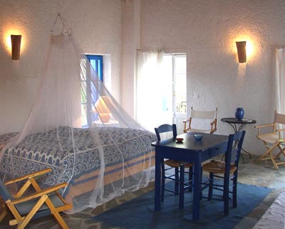Dans la maison de vacance & chambre d'hotes Tria Asteria en Grece Peloponnese